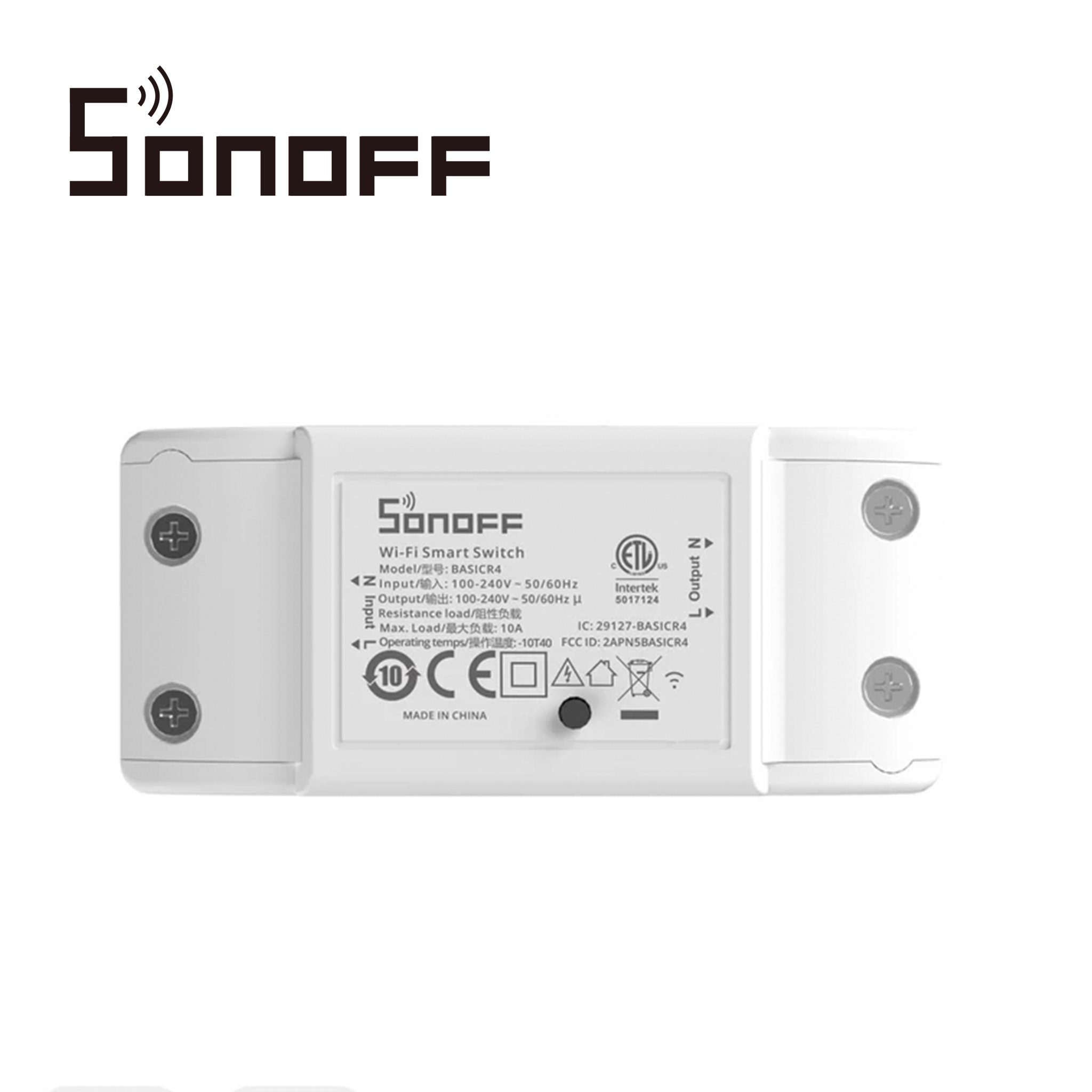 INTERRUPTOR ON/OFF SONOFF BASICR4 / SMART INALAMBRICO / WIFI PARA SOLUCION DE SMART HOME / CON TEMPORIZADOR PARA IOS Y ANDROID COMPATIBLE CON ALEXA/GOOGLE HOME/NEST/IFTTT 1CH WIFI 2.4GHZ HASTA 10AMP