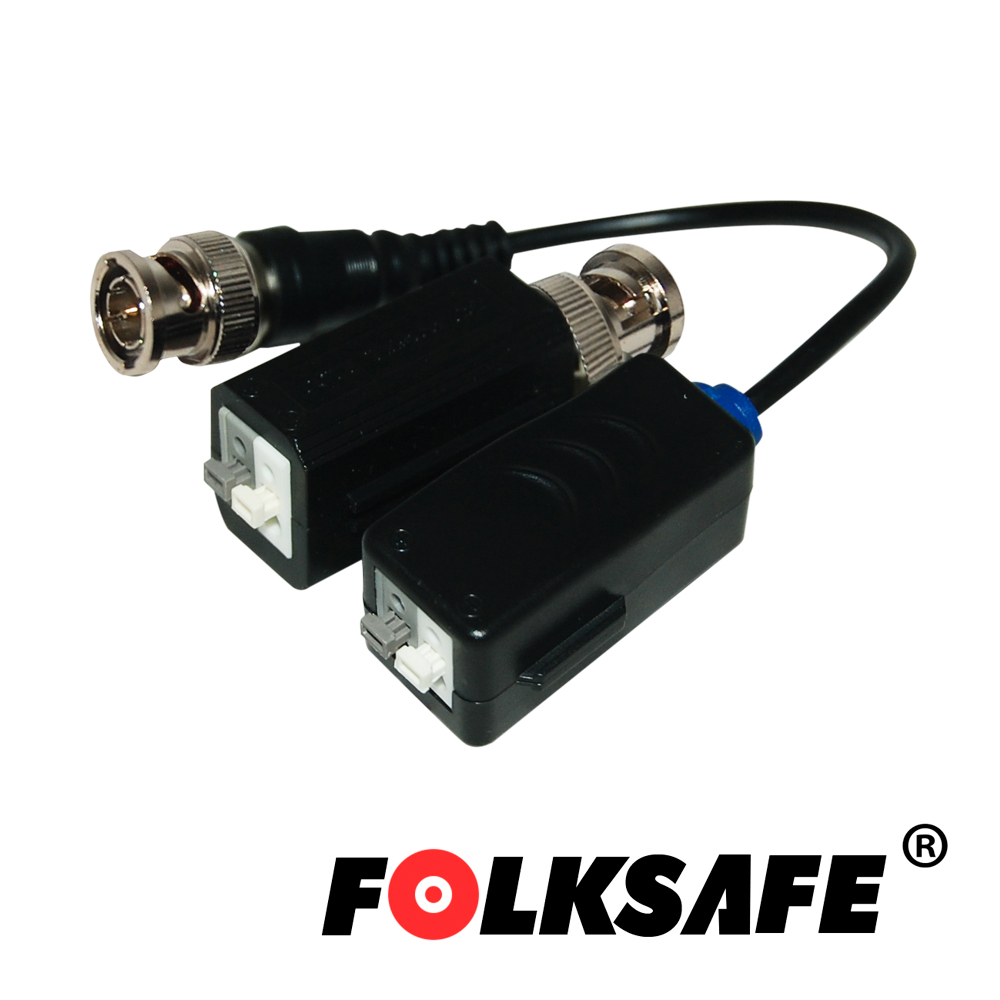 TRANSCEPTOR HD FOLKSAFE FS-HDP4100C(MEDIDAS 35.1 X 16.7 X 18.7MM) TRANSMISOR / RECEPTOR DE VIDEO PASIVO 1CH TIPO PUSH-IN, DISTANCIA MÁXIMA DE 320MTS DE CABLEADO PARA VIDEO AHD 1.3MP, 180MTS 5MP AHD, COMPATIBLE CON TODAS LAS MARCAS DE CÁMARAS CON FORMATO HD-TVI