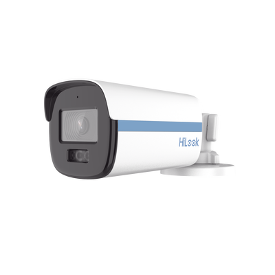 [Dual Light + ColorVu] Bala TURBOHD 3K / 5 Megapixel / Lente 3.6 mm / Audio por Coaxitron / 40 mts IR + 40 mts Luz Blanca / Exterior IP67 / Metal / dWDR