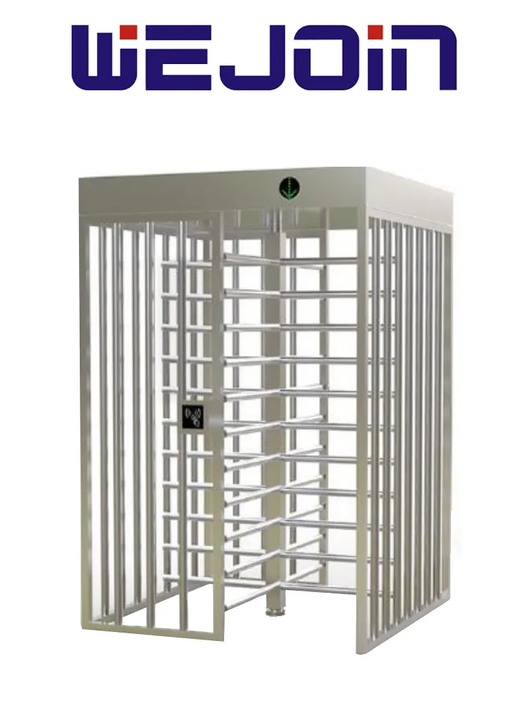 WEJOIN WJFTH603B - Torniquete de Cuerpo Completo Full Height para Control de Acceso | Uso Exterior | Compatible con RFID, Huella y QR | Seguridad Industrial | 5 Millones de Ciclos