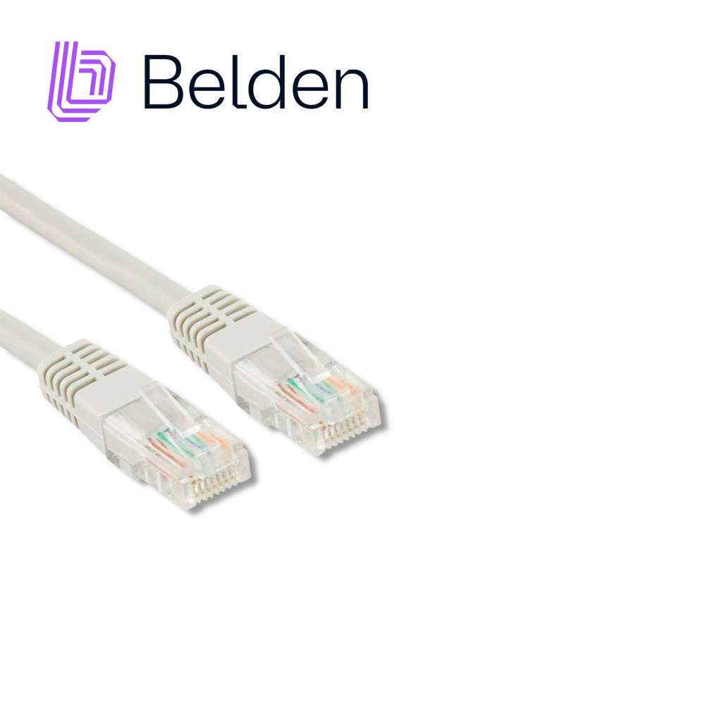 PATCH CORD DIAMETRO REDUCIDO UTP CAT6+ BELDEN C6D1109007 / INTERIOR / BLANCO / 4 PARES / 28 AWG / FORRO PVC / CMR / 7 PIES 2.1 METROS