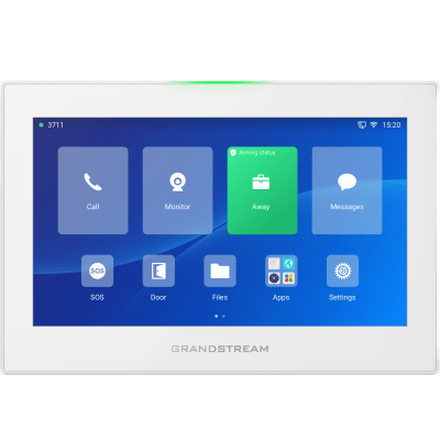 Estación de Intercomunicación SIP con Wi-Fi 6, Bluetooth y Control Total para Agendamiento de Salas y Edificios Inteligentes (Color Blanco)