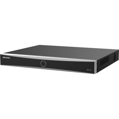 [Acusearch] NVR 12 Megapixel (4K) / 16 canales IP / AcuSense (Evita Falsas Alarmas) / Reconocimiento Facial / 2 Bahías de Disco Duro / HDMI en 4K / Sin Puertos PoE+ / Alarmas I/O