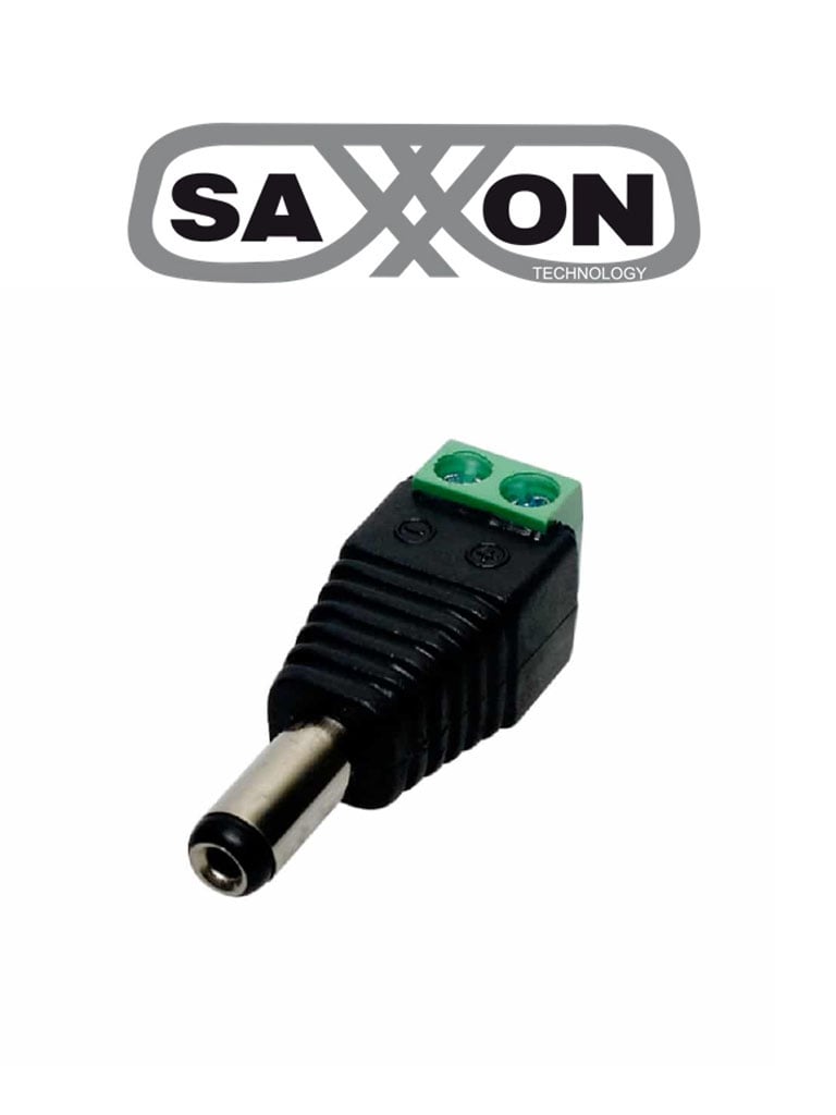 SAXXON PSUBR12B - Bolsa de 10 conectores macho / Para fuente de poder / Bloque para atornillar positivo y negativo