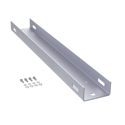 Montaje de Poste Para Gabinetes OSP ComLine de 1200 mm de alto (25 UR), De Aluminio, Color Negro