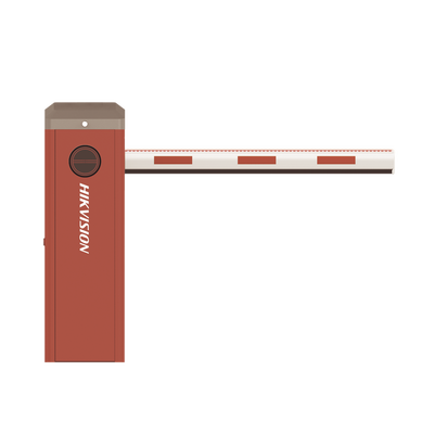 Barrera Vehicular Brazo Octagonal de 4-6 mts /Apertura de 4 seg / Incluye Banda Protectora Anti golpe de Vehículos