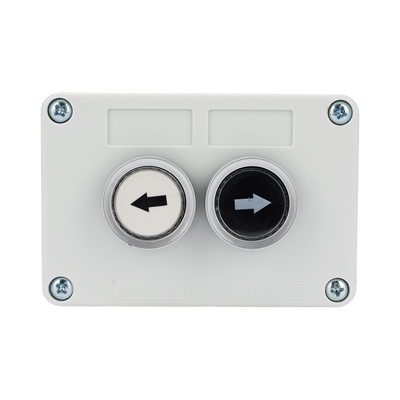 Botonera Doble Para Barreras Vehiculares, Operadores Corredizos y Abatibles.