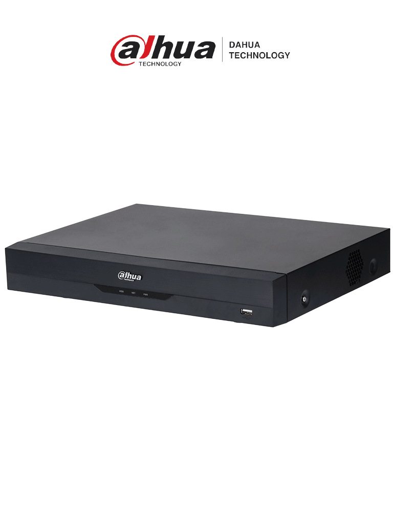 DAHUA XVR5108HE-4KL-I3 - DVR 8 canales 4K con tecnología WizSense y compresión H.265+. Admite 8 canales + 8 IP, reconocimiento facial en 2 canales, SMD Plus, protección perimetral, 1 SATA de hasta 16 TB, 8 entradas y 3 salidas de alarma
