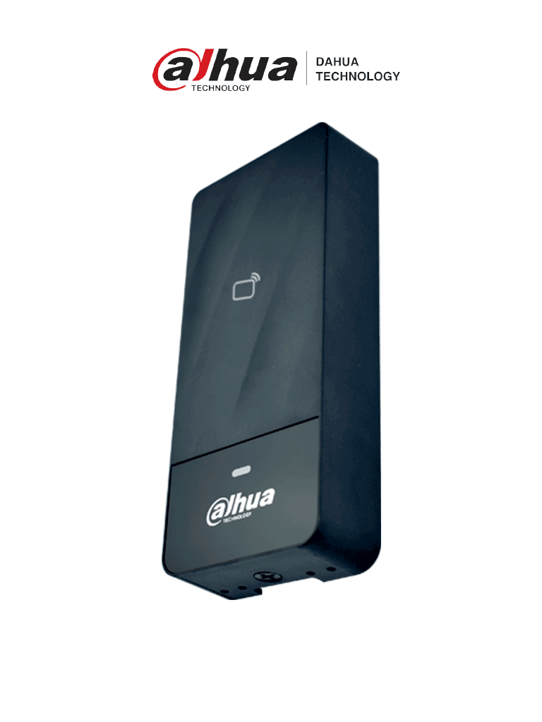 DAHUA ASR1200E-D - Lectora de tarjetas  ID 125 Khz / Para exteriores / IP66 / Conexion  Wiegand o  RS485 / Indicador de luz y sonido