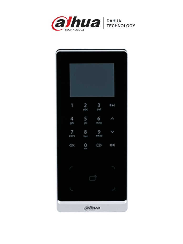 DAHUA ASI2201H-DW - Control de Acceso WiFi para 30,000 Usuarios Tarjetas ID 125 Khz  | Fácil Instalación y Gestión Remota DSSPRO y SmartPss Lite