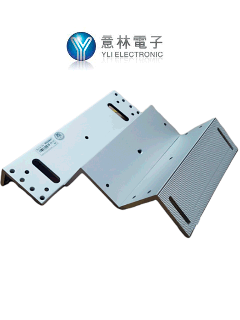 YLI MBK500NZL - Soporte tipo ZL para Cerradura Magnética YM500N y YM500NLED