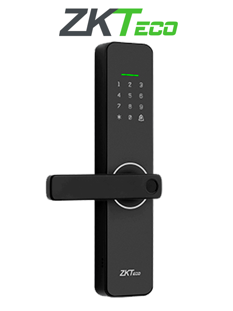 ZKTECO ML100 - Cerradura inteligente bidireccional con sensor de huella digital / Codigos aleatorios con app / 300 usuarios / WiFi / Compatible con ZSmart