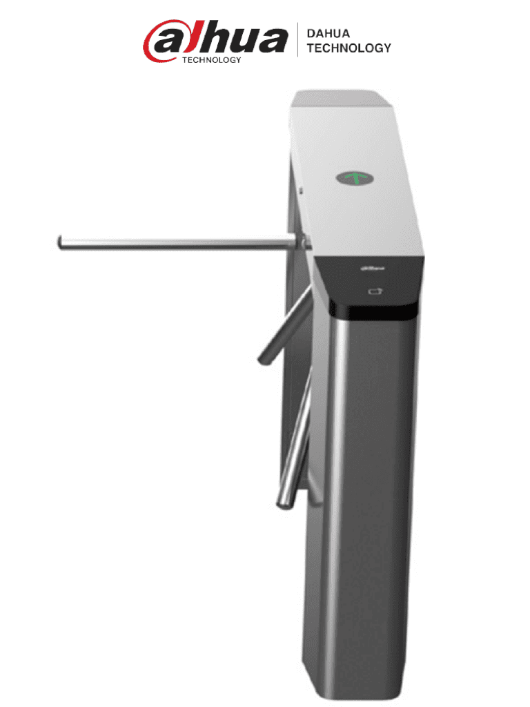 DAHUA DHI-ASGG120T - Torniquete bidireccional con desbloqueo ajustable y capacidad de 20-30 personas/minuto. Ideal para interior y exterior protegido, con durabilidad de 1 millón de ciclos para un control de acceso confiable