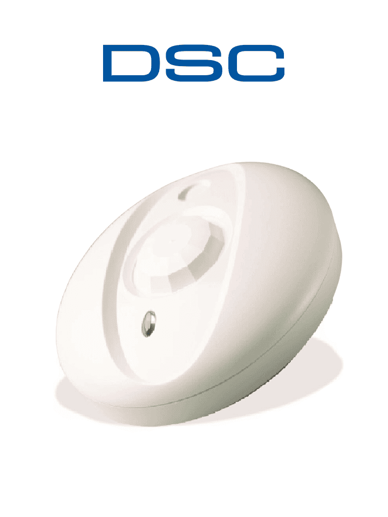 DSC BV500 - Detector de movimiento PIR 360°  cableado  para montaje en techo