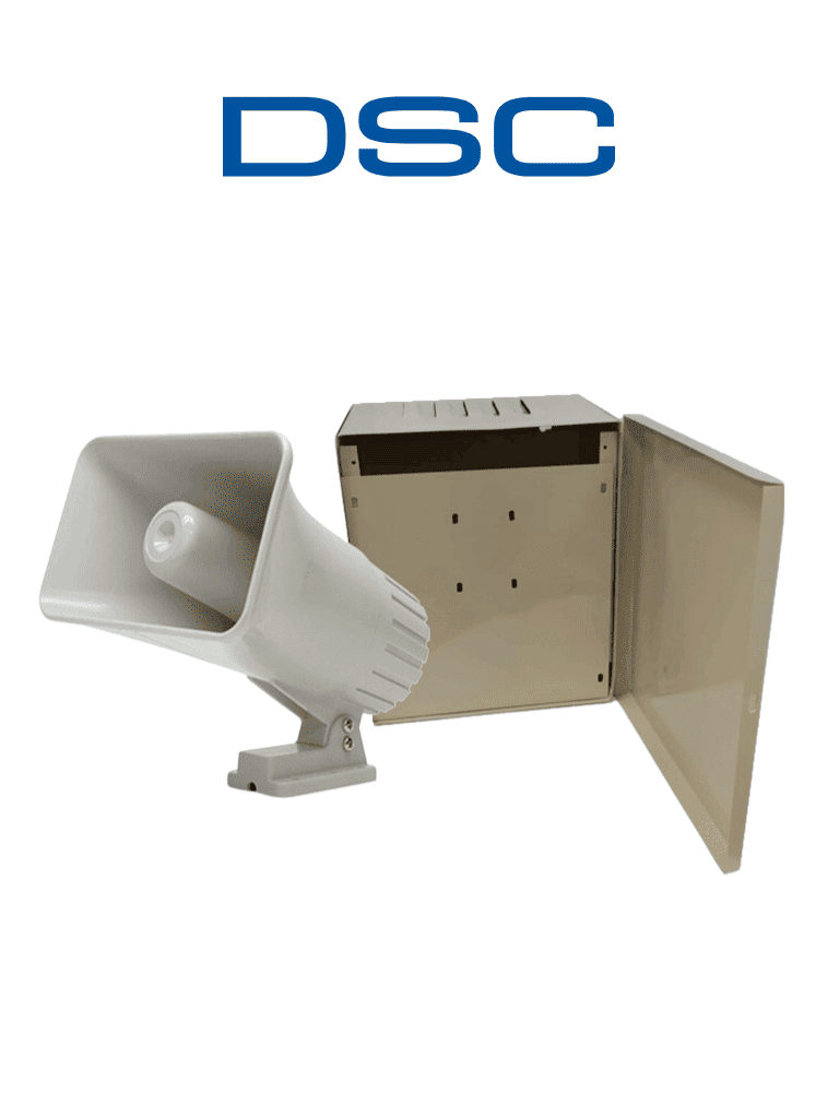 DSC S30WGPAQTT - Paquete Sirena Exterior 30W con Gabinete GS001 TT001