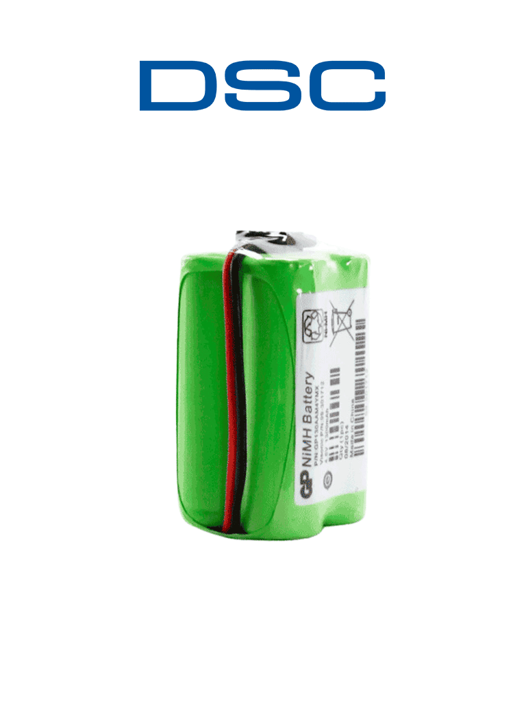 DSC-BATT1348V-Batería De Níquel 4.8 Vcd. 1.3 Ah. (4X1.2 V) Para PG9920
