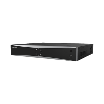 [Acusearch] NVR 12 Megapixel (4K) / 16 canales IP / AcuSense (Evita Falsas Alarmas) / Reconocimiento Facial /  4 Bahías de Disco Duro /  HDMI en 4K / Alarmas I/O