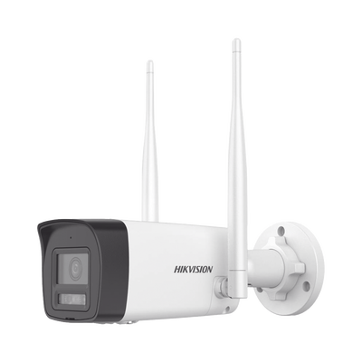Bala IP 4 Megapixel / Lente 2.8 mm / Dual Light (30 mts IR + 30 mts Luz Blanca) / Wi-Fi / ACUSENSE /  Audio Bidireccional (Micrófono y Bocina) / IP66 / dWDR / Micro SD