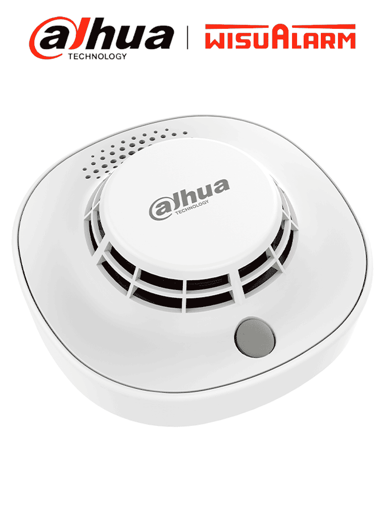 DAHUA WISUALARM DHI-HY-C133 - Detector de Humo Fotoeléctrico Convencional/ 4 hilos/ DC 9V-28V/ Pulso húmedo 12- 24 VCD/ Alarma Visual y Audible/ Buzzer Integrado