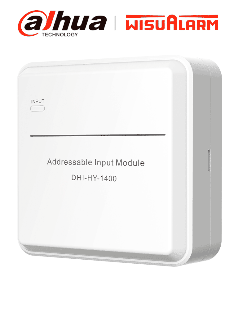 DAHUA WISUALARM HY-1400 - Modulo de Entrada Direccionable/ 2 hilos/ Cumple con Estandar: EN54-18/ Microprocesador Integrado/ Rendimiento Estable/ 24 VDC/