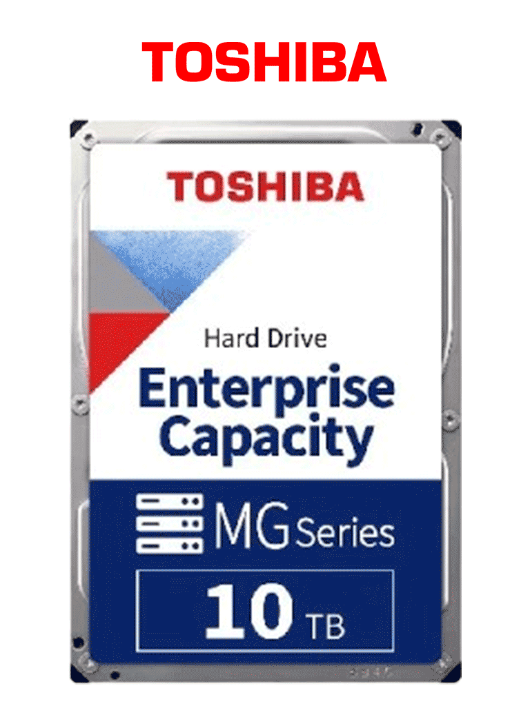 TOSHIBA MG10ADA10TE - Disco duro de 10TB/ 3.5" /  serie Enterprise / 512MB / 7200RPM / Recomendado para Servidores y Videovigilancia