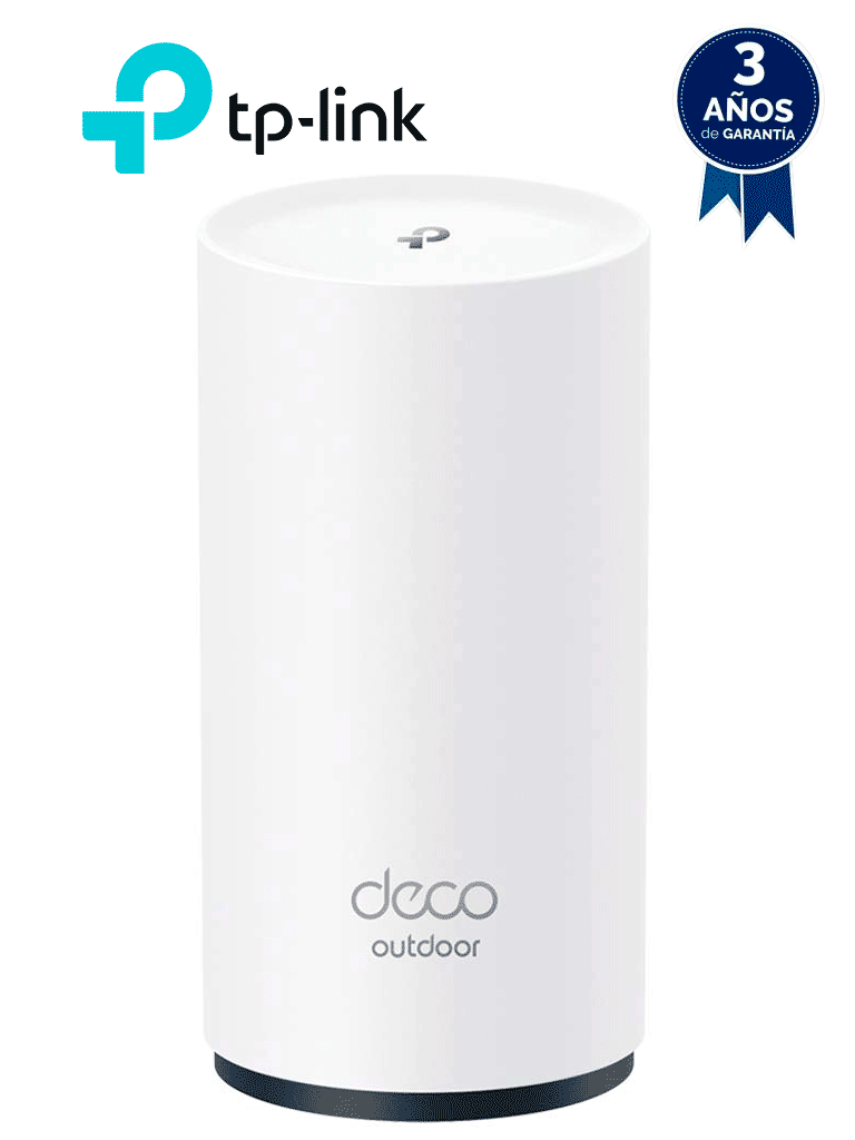 TP-LINK - Deco X50-Outdoor(1-pack) / Sistema Deco X50-Outdoor Wi-Fi 6 Mesh AI AX3000 para exteriores