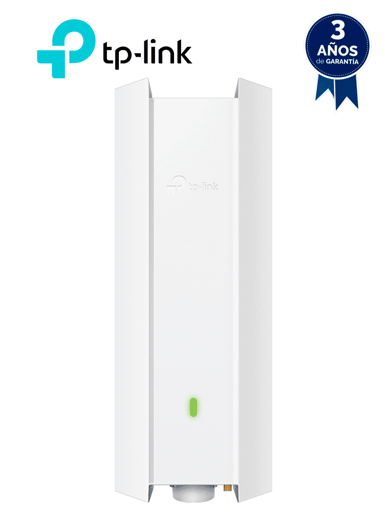 TP-LINK - EAP650-OUTDOOR / Punto de acceso WiFi 6 para interiores/exteriores AX3000/ 3Gbps de velocidad/ OFDMA y MU-MIMO/  Alimentación por POE 802.3at PoE+ y PoE pasivo
