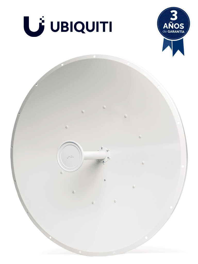 UBIQUITI AF-5G34-S45 - Antena direccional AirFiber X para radio conectorizado de 5GHz con ganancia de 34 dBi, MIMO. Compatible con AF5X y AF5XHD.