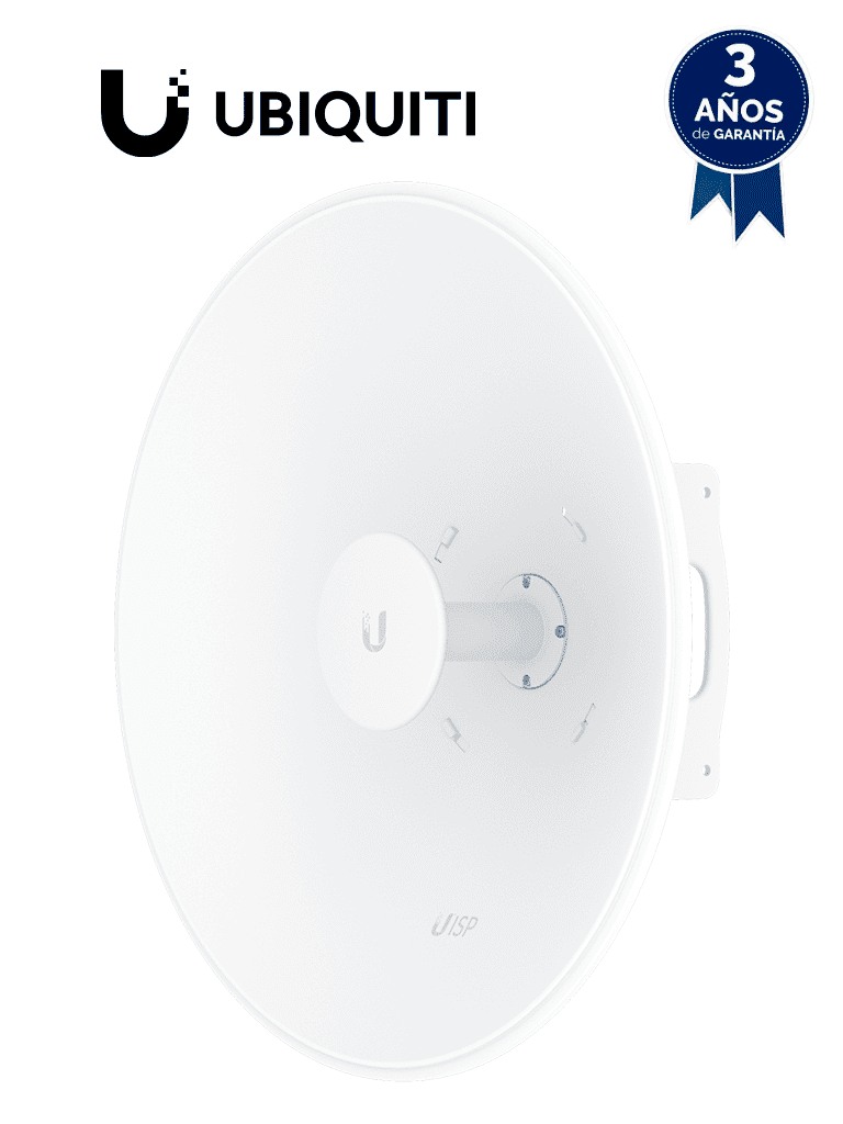 UBIQUITI UISP-DISH - Antena de plato de 30 dBi, rango de frecuencia extendido de 5.15 a 6.87 GHz