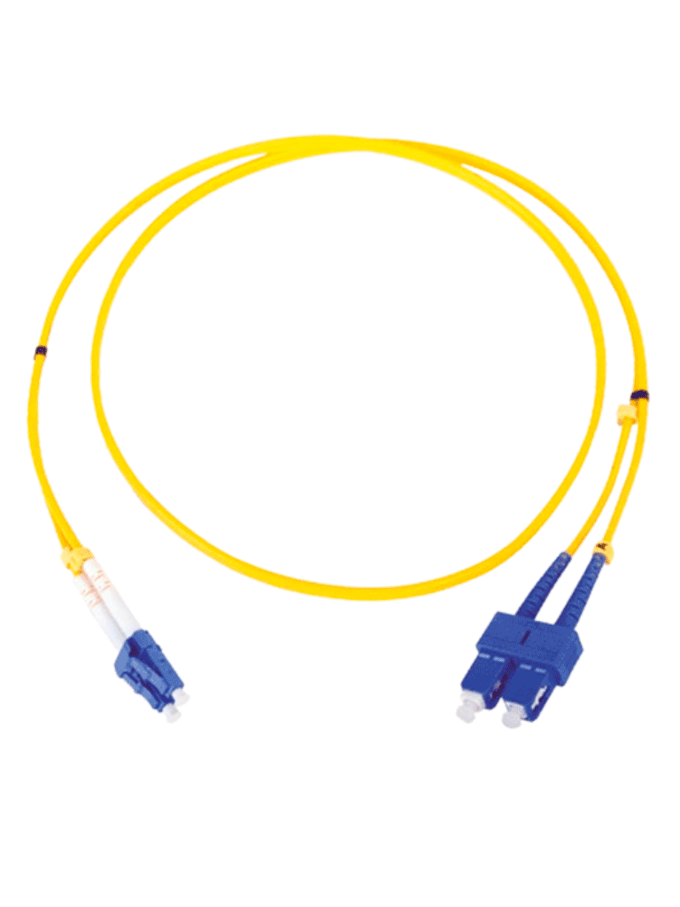 TCE  - LP-FO-D-LCU-SCU-03 - Jumper LC-SC Monomodo / UPC / Duplex 2 mm / 3 metro / Amarillo
