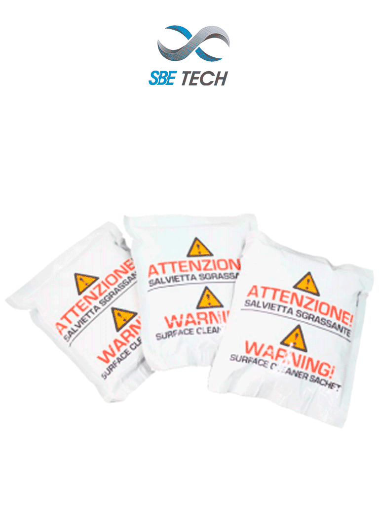 SBE TECH SBE-F10 - Toallitas Húmedas, paquete con 5 piezas