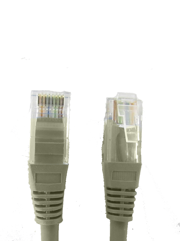 SAXXON P61UG - Cable patch cord UTP 1 metro / CAT 6 / Color gris