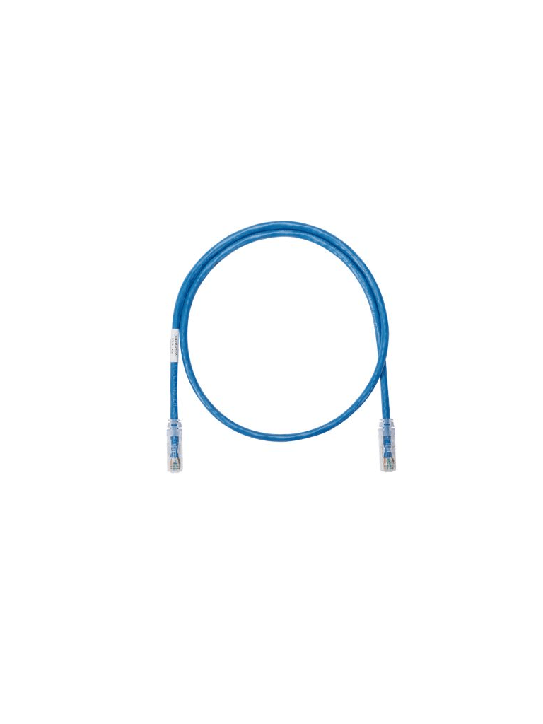 PANDUIT NK6PC3BUY - Patch Cord / Net Key / Cable de Parcheo / UTP / Con plug modular en cada extremo / Categoría 6 / 3 Pies (0.91 m) / Azul