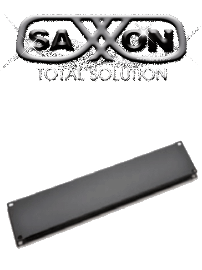 SAXXON 70060200- Placa ciega de 2UR / Medidas de 48.2 cm de ancho (19") x 8.8 cm de profundidad/ Metalica