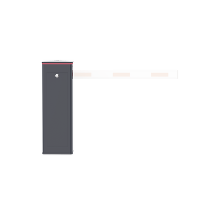 Barrera Vehicular Derecha / Soporta Brazo de hasta 3 m / Apertura en 1.5 s / Final de Carrera Ajustable por Programación /