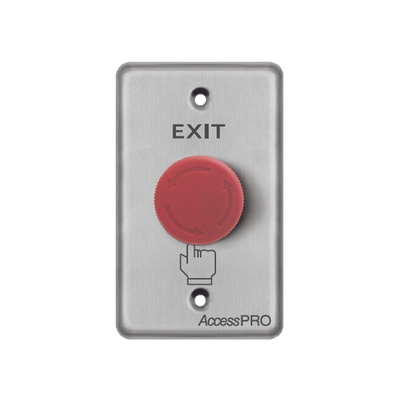 Botón de Paro de Emergencia / Salida de Emergencia en Color Rojo / Tipo enclavado