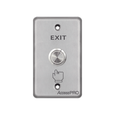 Botón de cabeza plana / Exterior IP65 / Estético