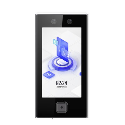 Terminal Facial Min Moe WiFi / Lector de QRs Físico de Alta Velocidad / 6,000 Rostros / Pantalla 7" / Administrable en la Nube con Hik-Connect 6 / Exterior IP65 / LED Rojo/Verde Indicador de Acceso