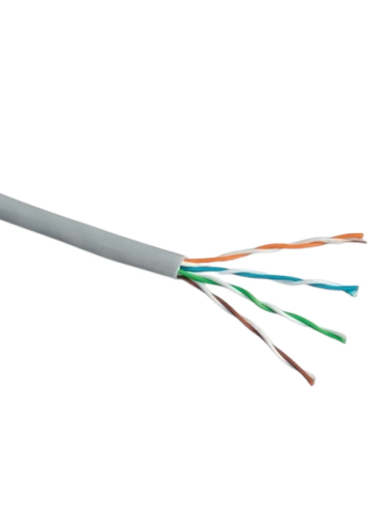 PANDUIT NUC5C04IG-CE- Bobina de Cable UTP 305 m. de Cobre, NetKey, Gris Claro, Categoría 5e (24 AWG), PVC (CM), de 4 pares