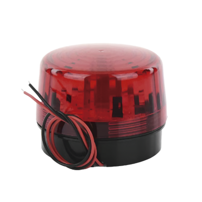 Luz Estroboscópica LED (35) / Patrones de Parpadeo Ajustables / 8 Patrones / Batería de Respaldo / 12-24 Vcc/Vca / Resistente al Clima IP66/IP55