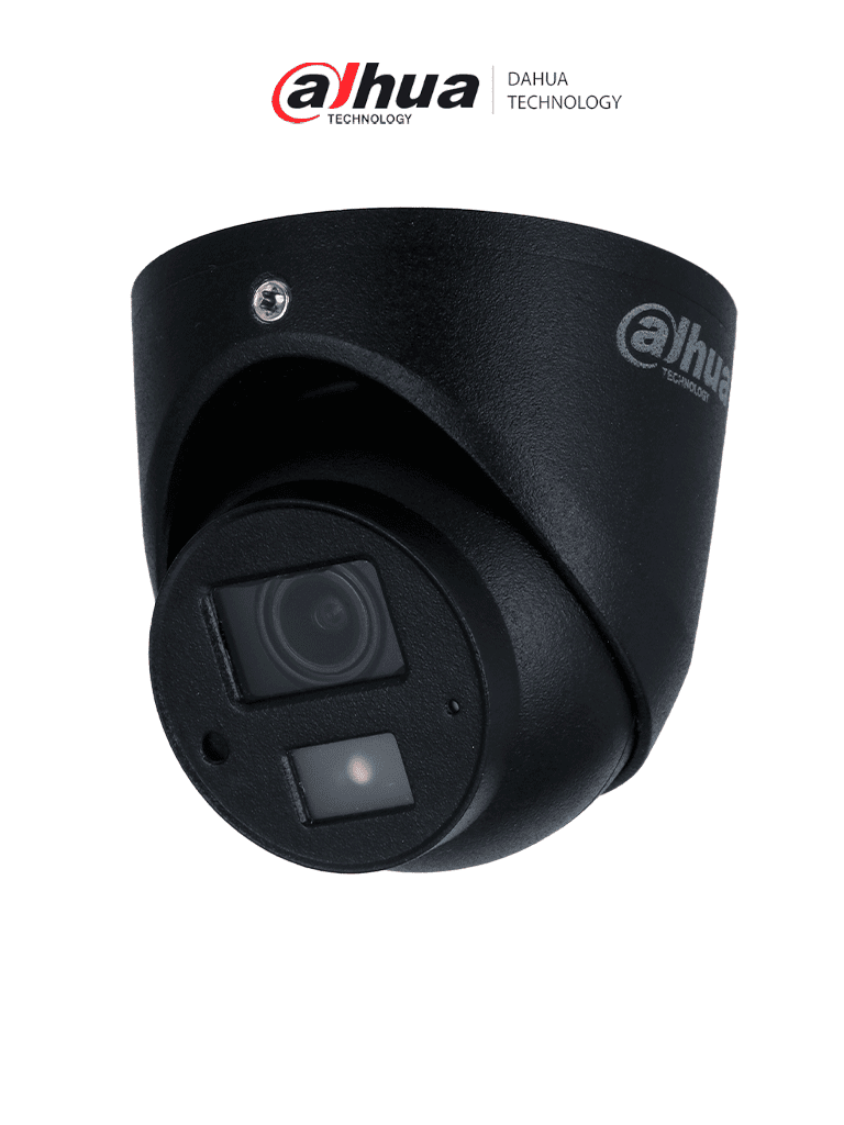 DAHUA DH-HAC-HDW3200G-M-0360B - Cámara móvil analógica, Conexión M12 (tipo aviación), Tipo: mini domo, Resolución: 1080p, Lente de 3.6mm, Apertura de 84°, IR de 20 metros, Grado de protección IP 67, Micrófono integrado, Material metálico