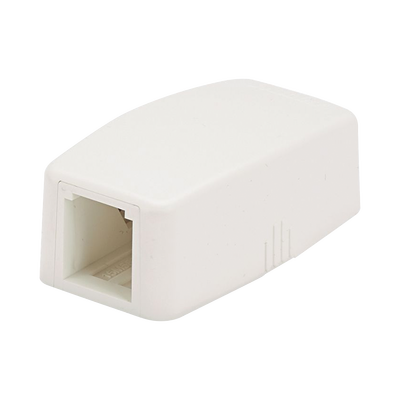 Caja de Montaje en Superficie, Para 1 Módulo Mini-Com, Color Blanco Mate