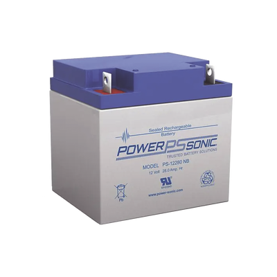 Batería 12V, 28AH, Para Respaldo, Tecnologías AGM/VRLA, 5 Años Vida Útil, Terminales NB, Reconocida UL
