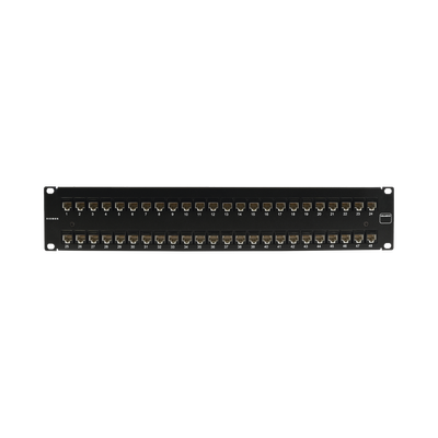 Patch Panel UltraMAX. UTP, Precargado con Jacks Cat6, 48 Puertos, Plano, 2U