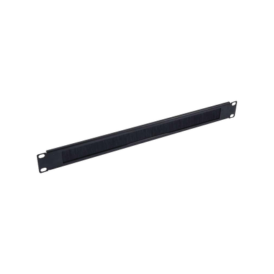 Panel ciego tipo cepillo color Negro, 19in 1UR