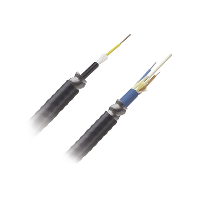 Cable de Fibra Óptica de 12 hilos, Monomodo OS2, Interior/Exterior, Armada, Loose Tube 250um, OFCR (Riser), Precio Por Metro