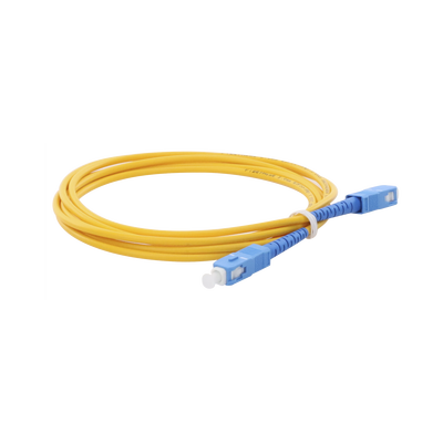 Jumper de Fibra Óptica Monomodo SC/UPC-SC/UPC Simplex de 2 metros,  3mm