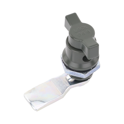 Cerradura de Medio Giro para Gabinetes Línea PST (Acero). Cuenta con Opción para Instalar Candado (no incluido).