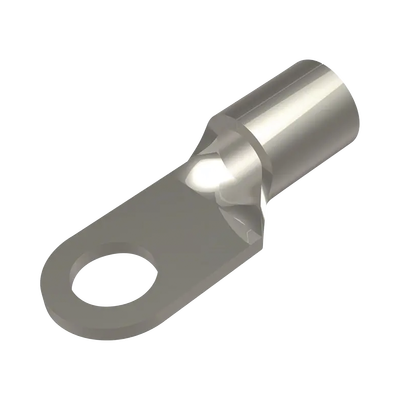 Zapata Terminal de Ojillo para Tornillo 1/4" (6.35 mm)  y Calibre 6 AWG.