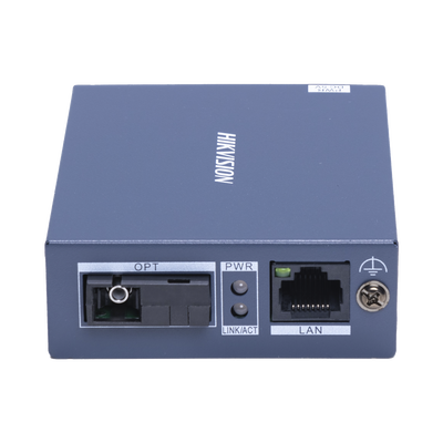 Convertidor Fibra Óptica Monomodo (TX) / 1 Puerto SFP (SC) 100 Mbps / 1 Puerto RJ45 10/100 Mbps / HASTA 20 KM / Plug and Play
